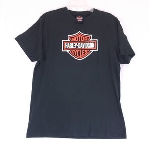 HARLEY DAVIDSON Black Tee SZ XL X-LARGE T-SHIRT